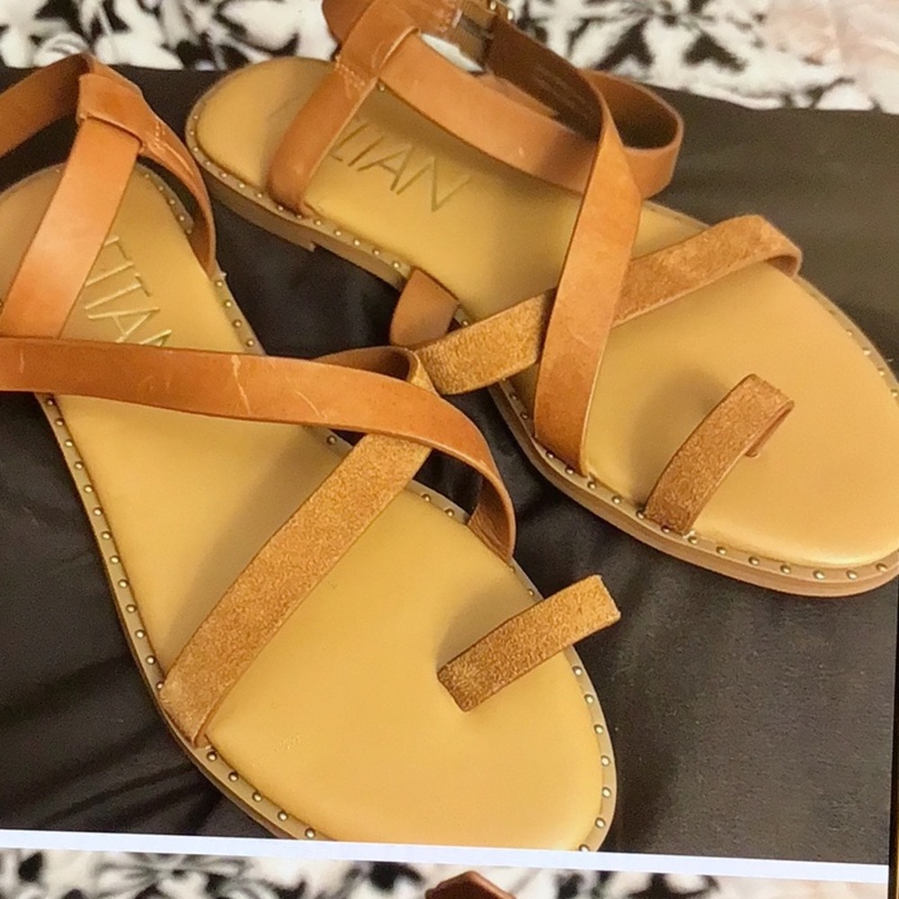Tan Strappy Sandals